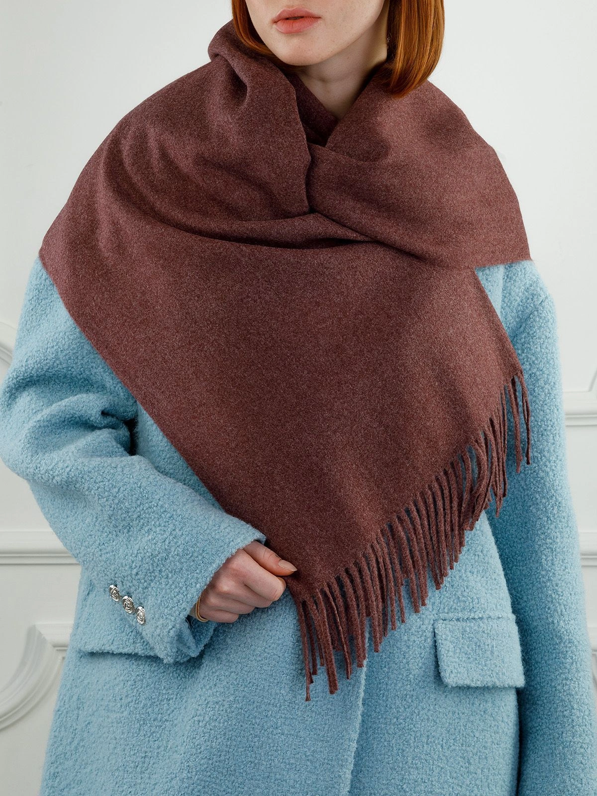 Палантин LABBRA LBL23-422-08 бордовый - купить 4990