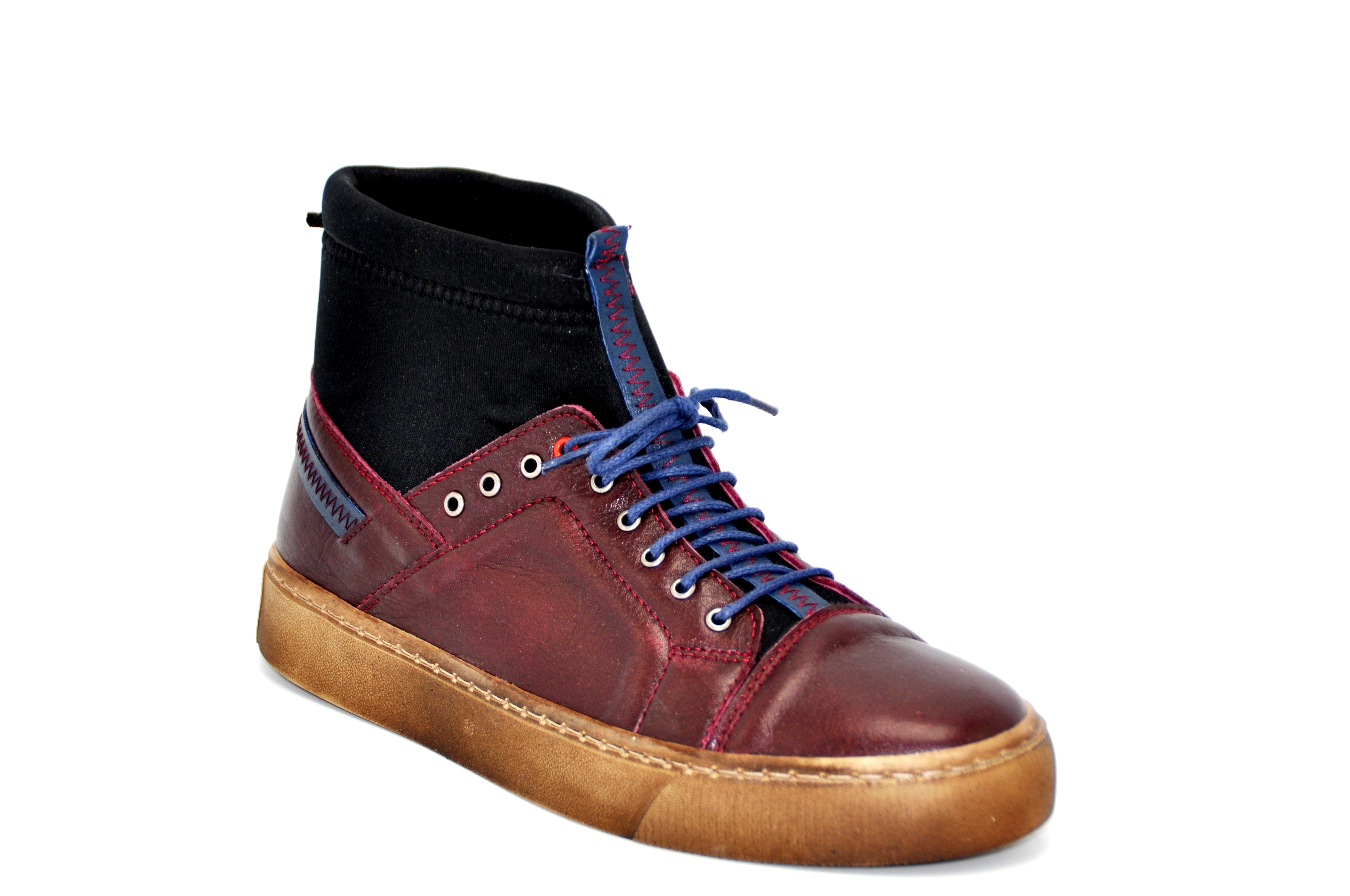 Ботинки  182413-2-1411 бордовый - купить 5990