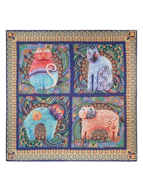 Платок LABBRA LFA60-556-12 синий - купить 5490