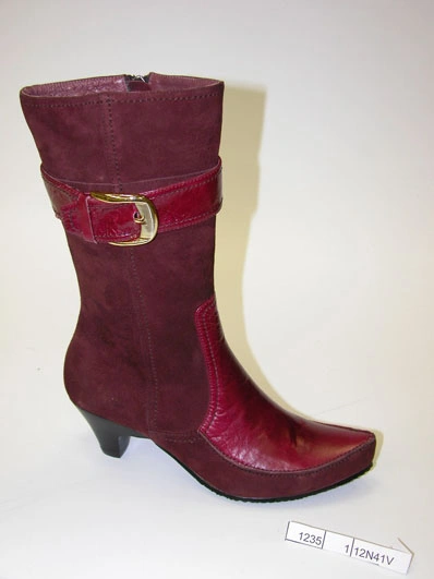Полусапоги MILANA 1235-1-12N41F бордовый - купить 1