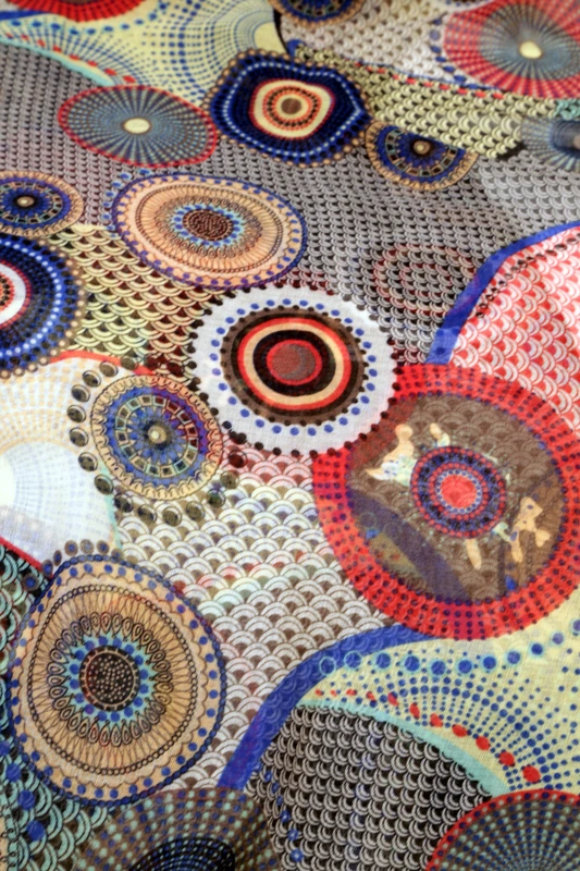 Палантин MILANA 142-05-50 синий - купить 3390