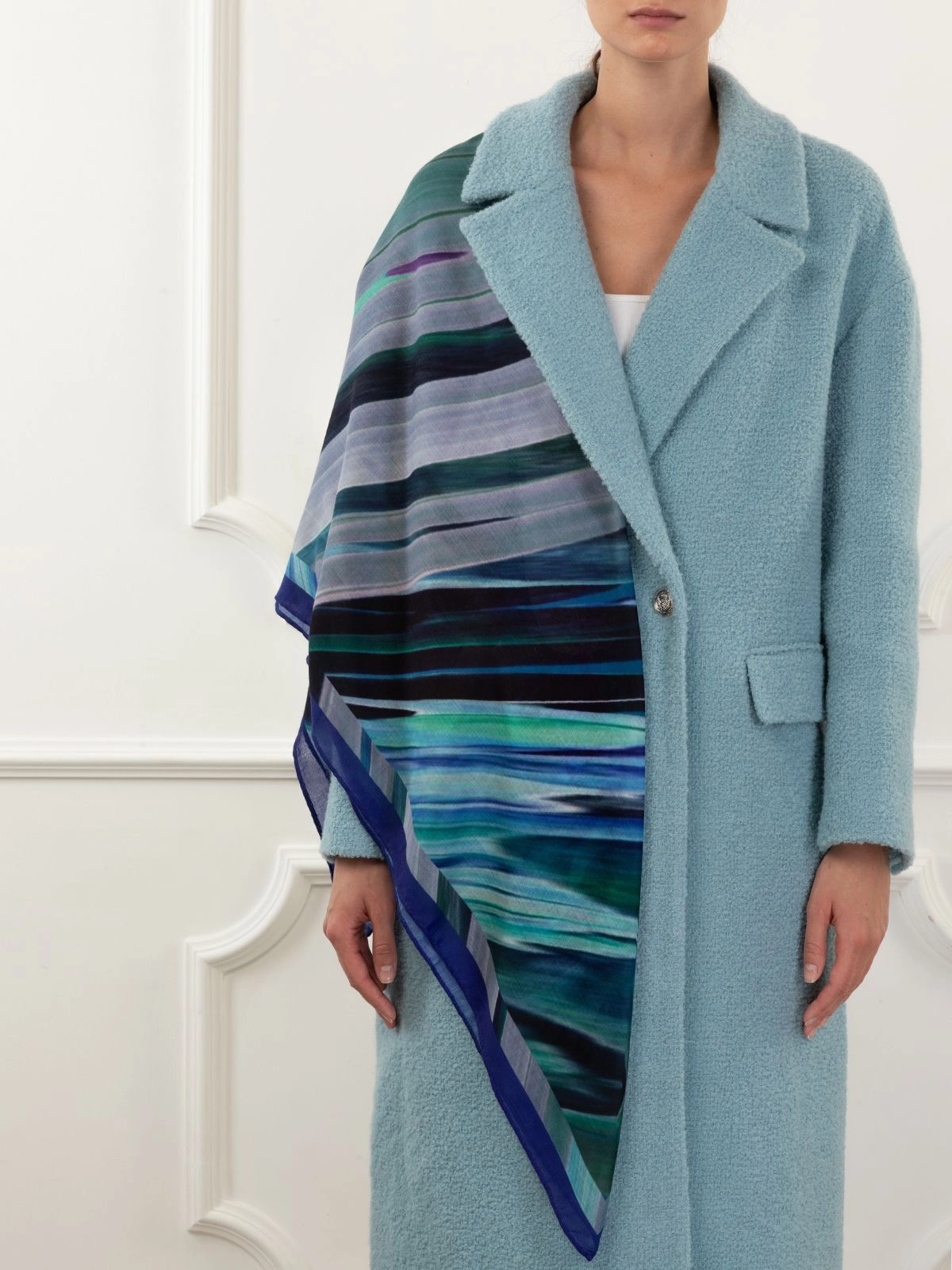 Платок ELEGANZZA BL16-0669-14 зеленый - купить 7490