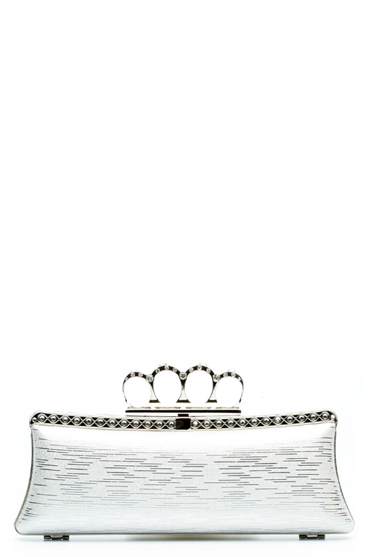 Клатч MILANA 6802А-13 серебристый - купить 1090