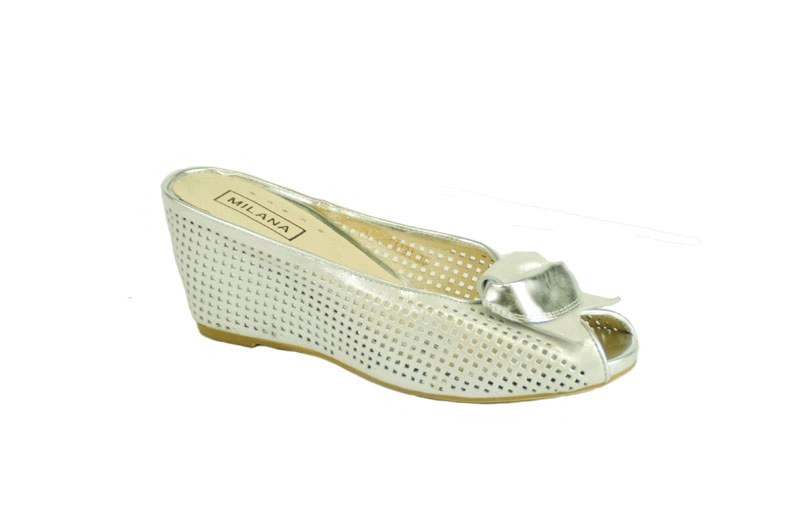 Сабо MILANA 101047-2-1131 серебристый - купить 5990