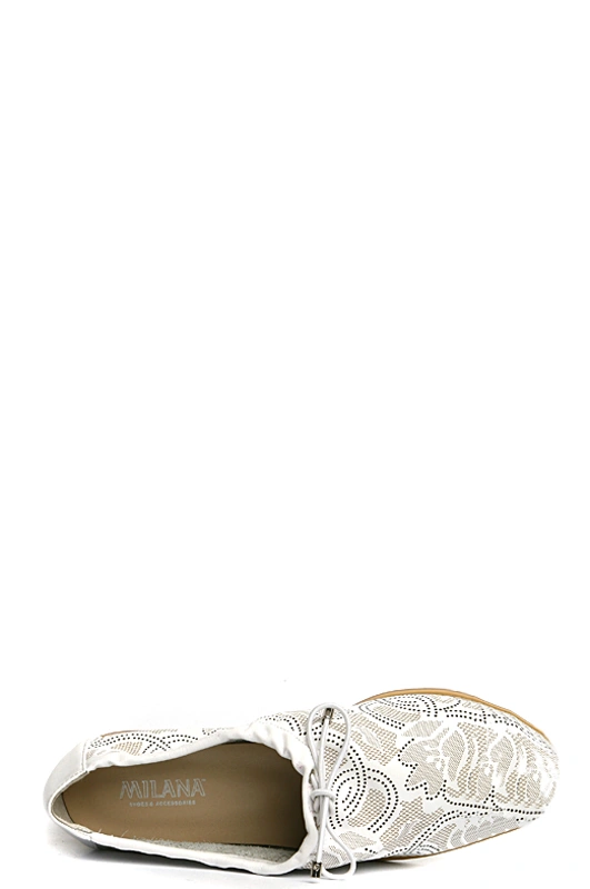 Полуботинки MILANA 141591-1-1301 белый - купить 4990