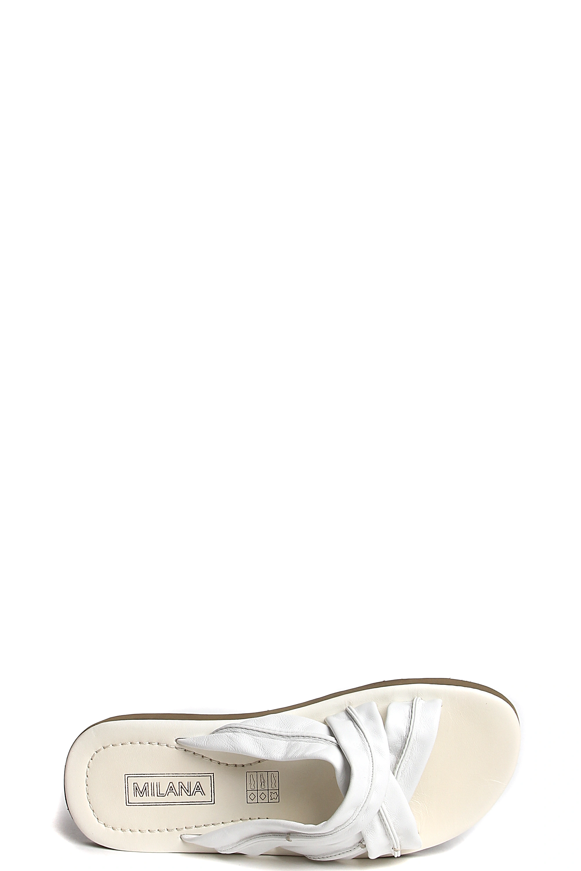 Шлепанцы MILANA 121740-1-1301 белый - купить 3490