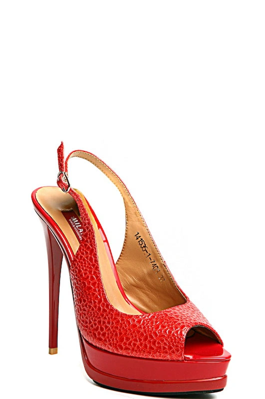 Босоножки MILANA 141535-1-7401 красный - купить 5990