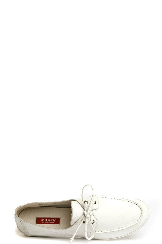 Мокасины MILANA 141625-1-1201 белый - купить 6490