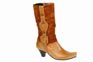 Полусапоги MILANA 1235-3-12N26V оранжевый - купить 1990