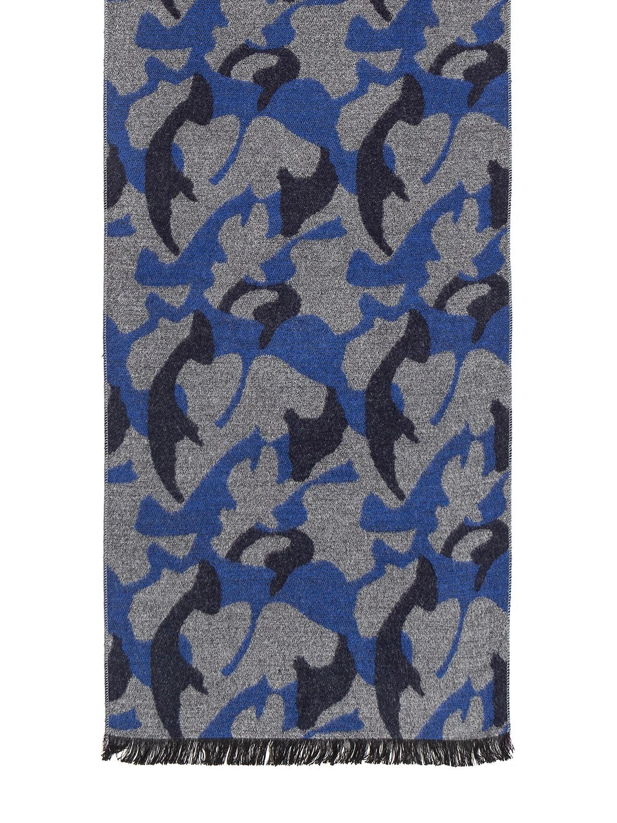 Шарф LABBRA LJG34-767-12 синий - купить 3890