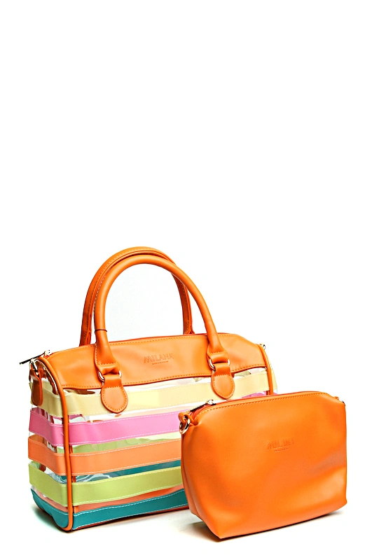 Клатч MILANA 128031-4-2 оранжевый - купить 3390