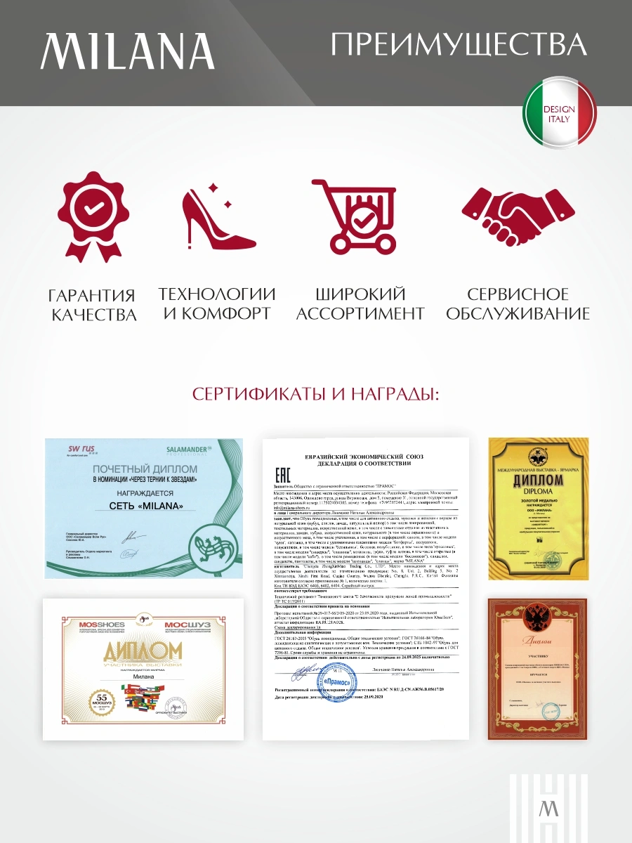 Туфли MILANA 211451-1-1101 черный - купить 14990