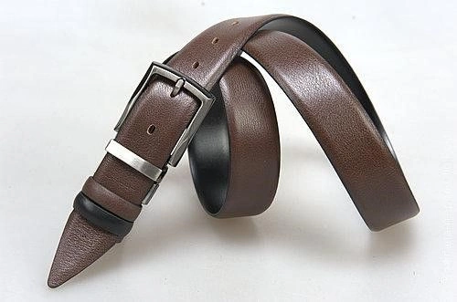 Ремень двусторонний MILANA 17000 коричневый - купить 3990