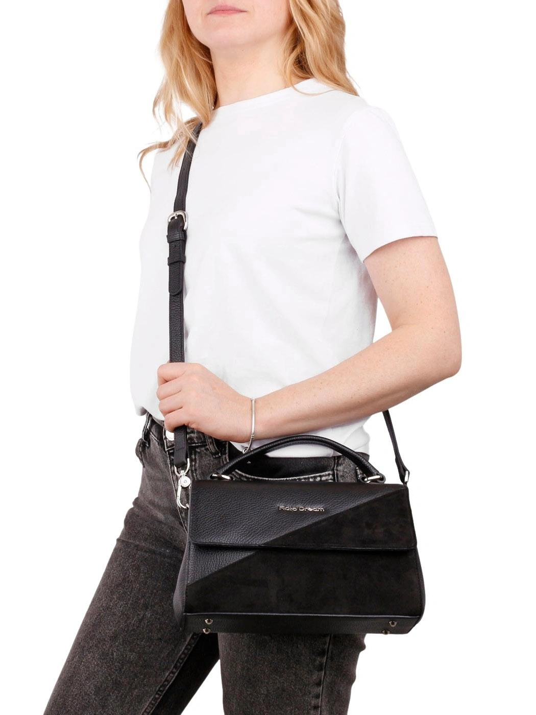 Сумка FIATO DREAM 18073 FD замша черн черный - купить 12990
