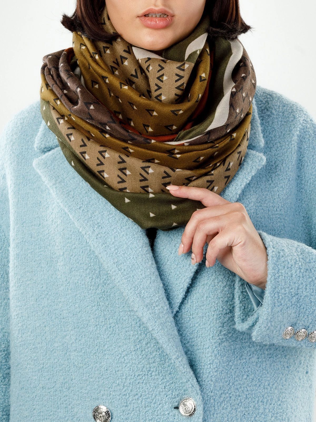 Палантин LABBRA LG33-272-15 зеленый - купить 4990