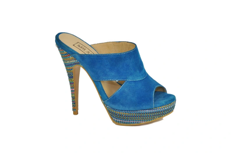 Сабо MILANA 121006-5-2531 голубой - купить 3400