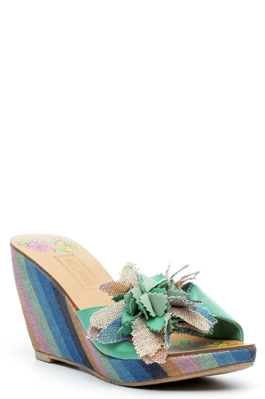 Сабо MILANA 121401-1-5625 зеленый - купить 2100