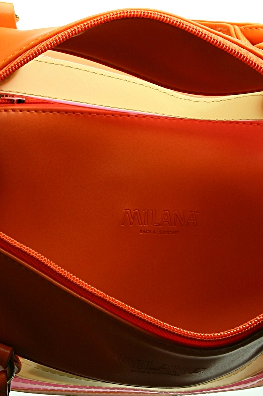 Клатч MILANA 128031-4-2 оранжевый - купить 3390