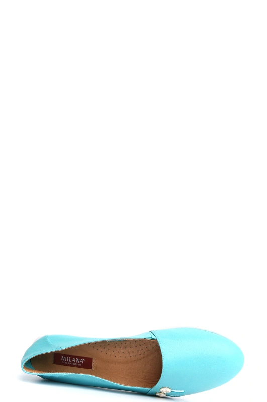 Балетки MILANA 141251-1-1541 голубой - купить 3500