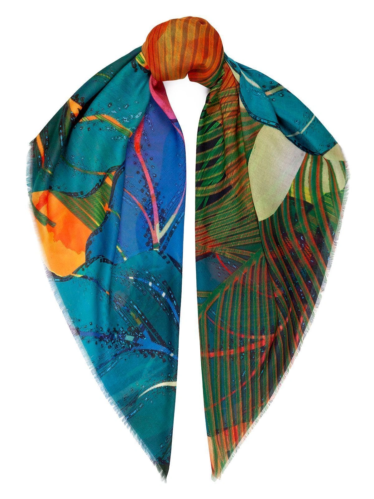 Платок LABBRA LG33-277-14 зеленый - купить 5490