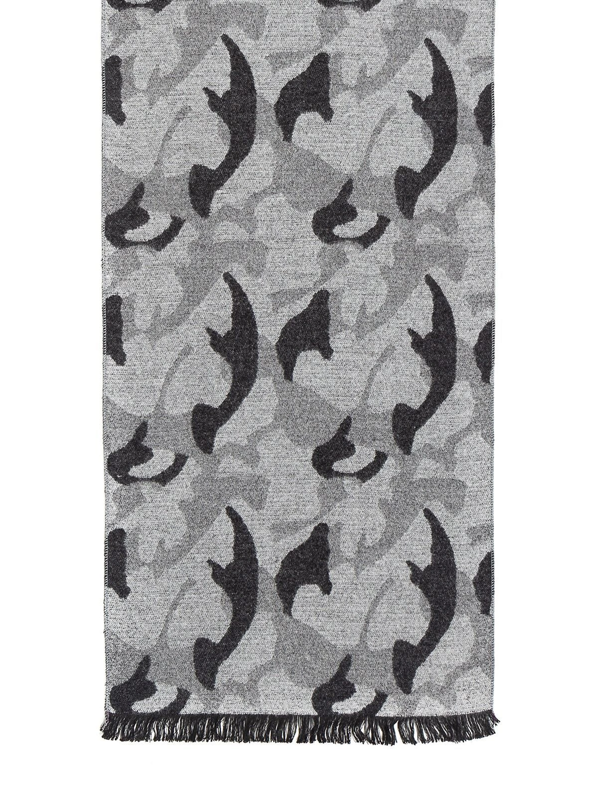 Шарф LABBRA LJG34-767-19 серый - купить 3890