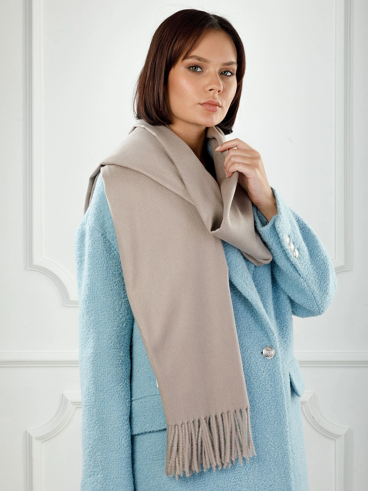 Палантин LABBRA LBL23-422-03 бежевый - купить 4990