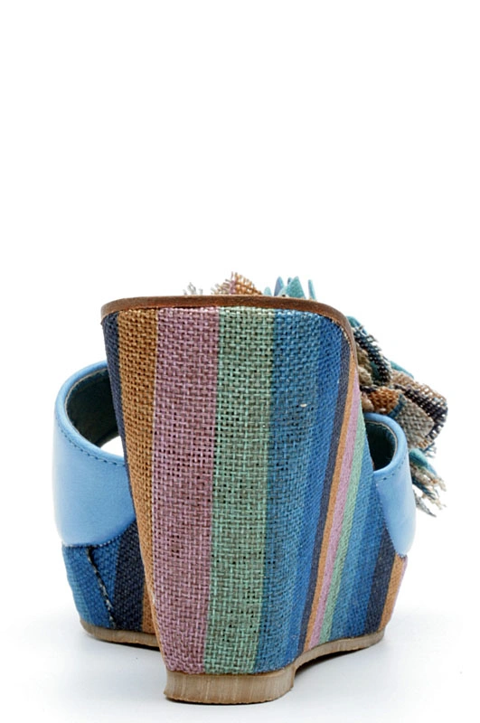 Сабо MILANA 121401-1-5535 голубой - купить 2100