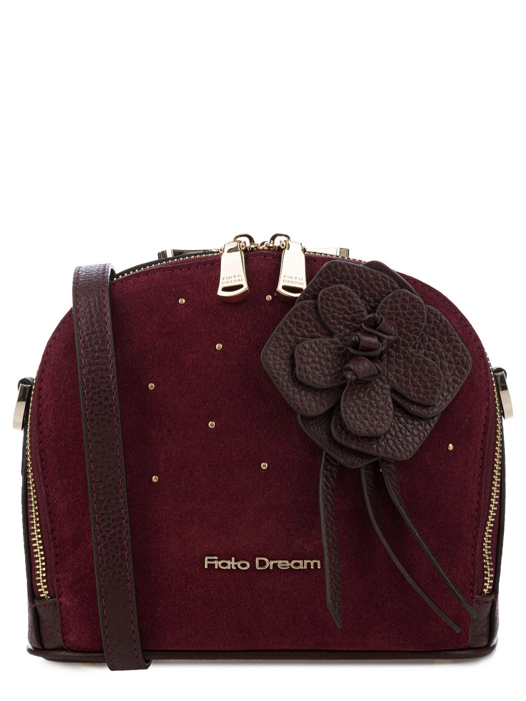 Сумка FIATO DREAM 10080 FD вишня замша бордовый - купить 16990