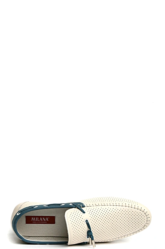 Мокасины MILANA 131825-3-1301 белый - купить 3990