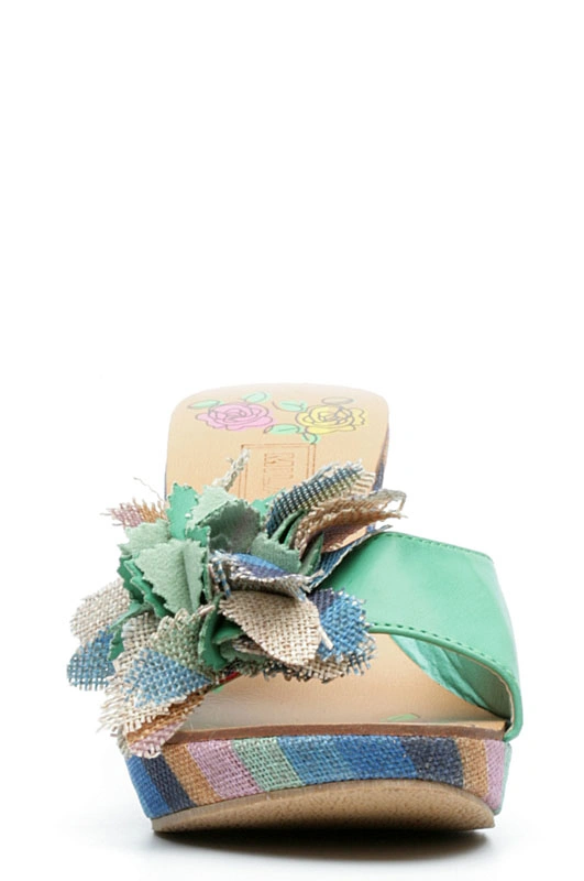 Сабо MILANA 121401-1-5625 зеленый - купить 2100