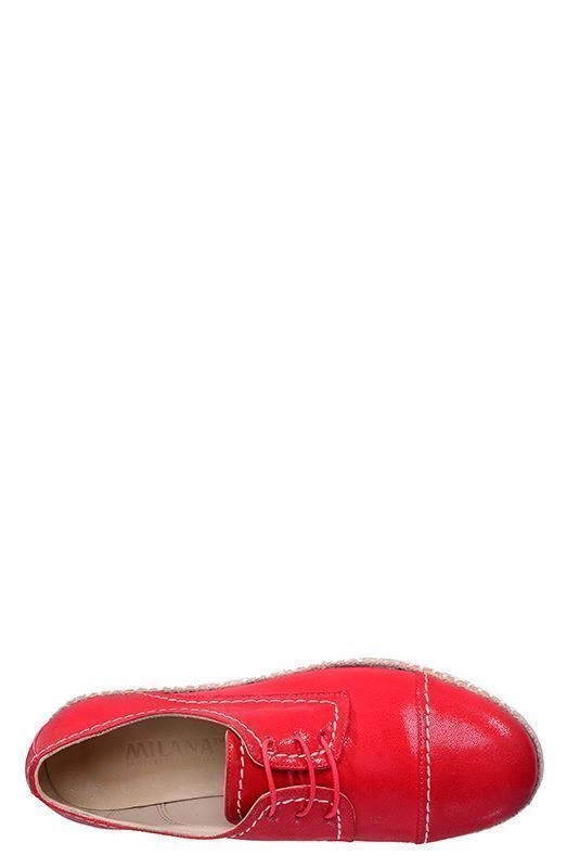 Полуботинки MILANA 161521-1-1401 красный - купить 8490