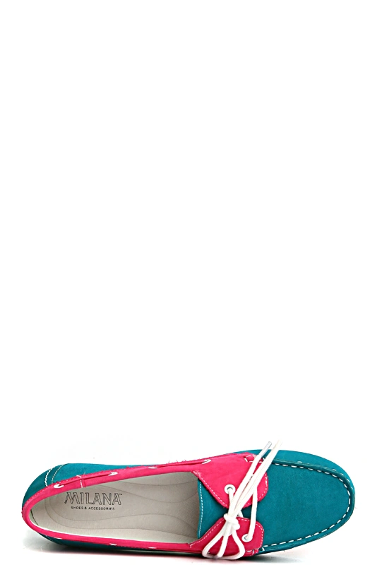 Мокасины MILANA 141289-1-8551 голубой - купить 2900