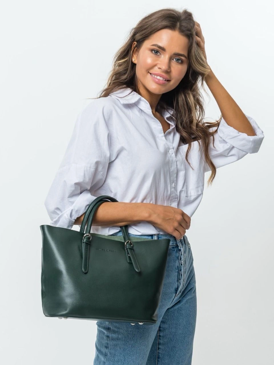 Сумка JANE'S STORY ID-6001-1-65 зеленый - купить 12990