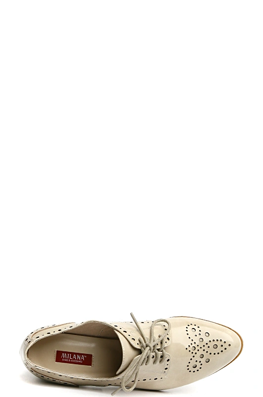 Полуботинки MILANA 141210-1-1211 бежевый - купить 3900