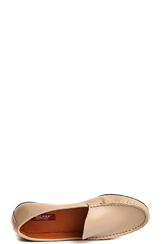Мокасины MILANA 152065-1-1211 бежевый - купить 6990