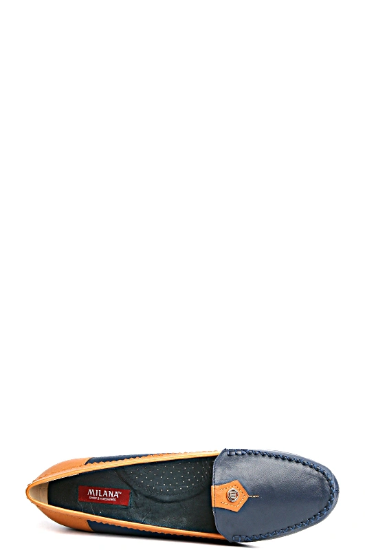 Мокасины MILANA 141255-2-1501 синий - купить 3300