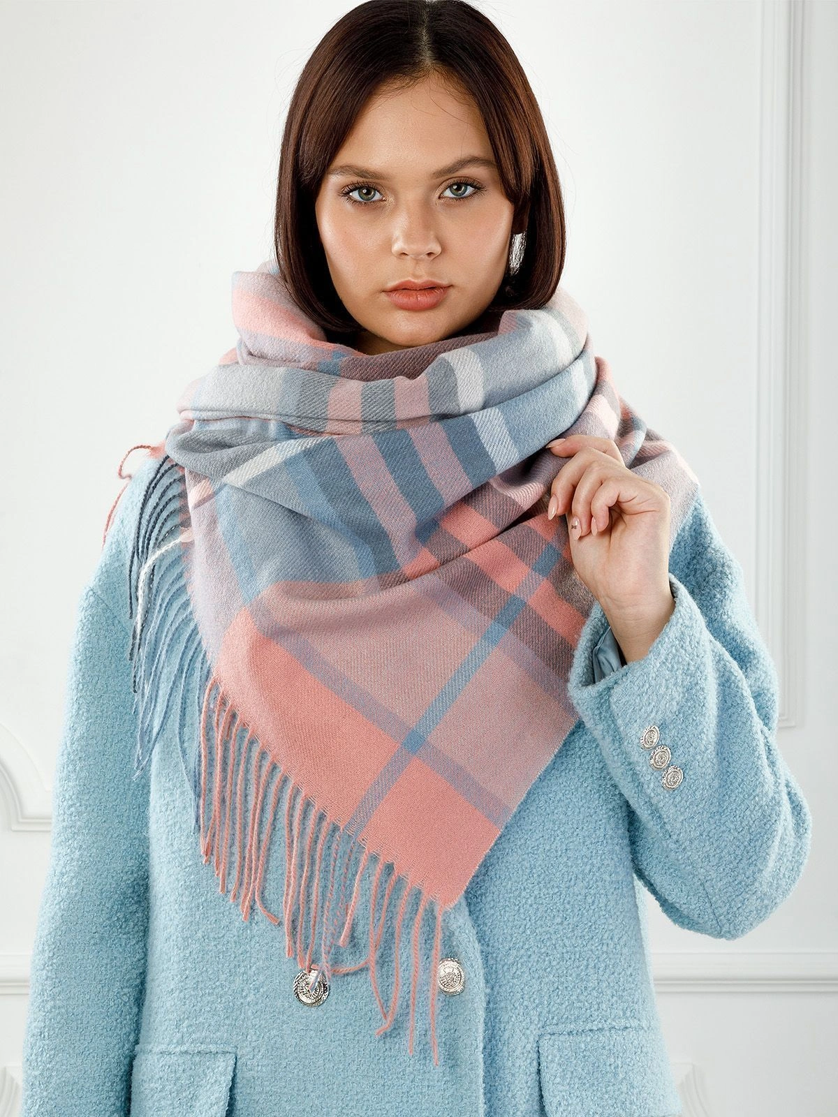 Палантин LABBRA LDB72-304-05 розовый - купить 4990