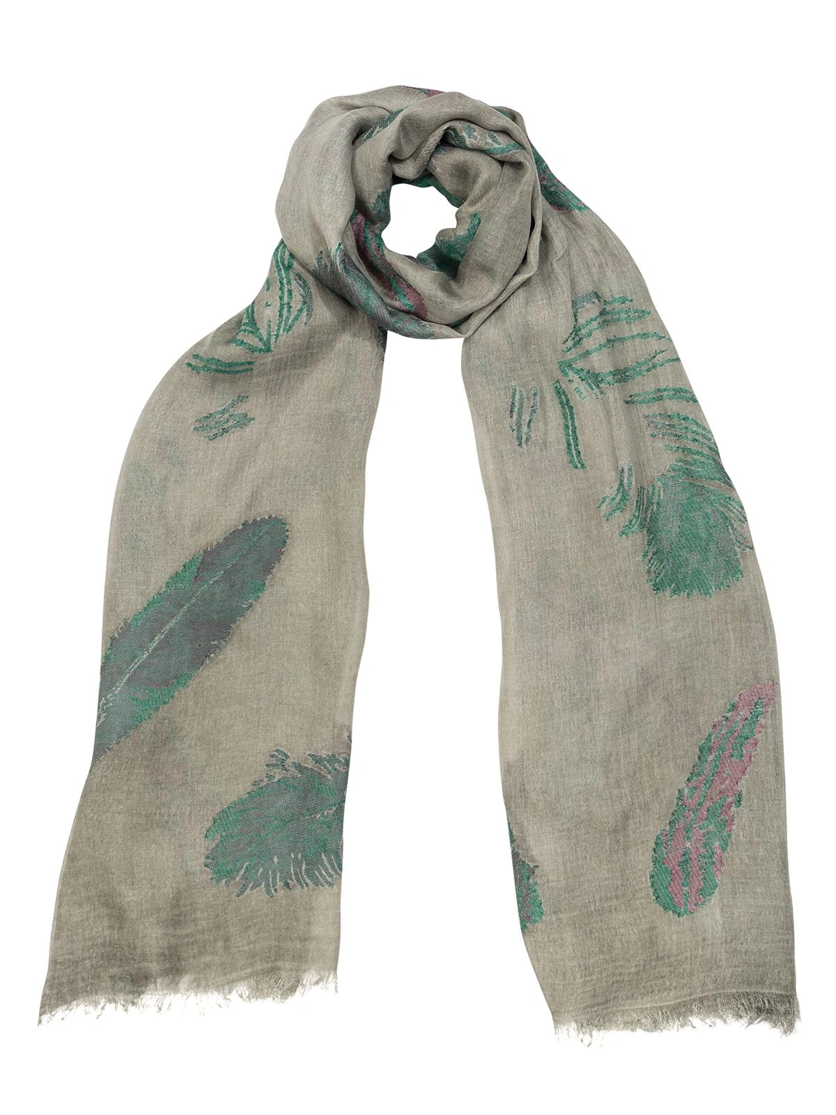 Палантин ELEGANZZA SZ16-0648-14 зеленый - купить 8490