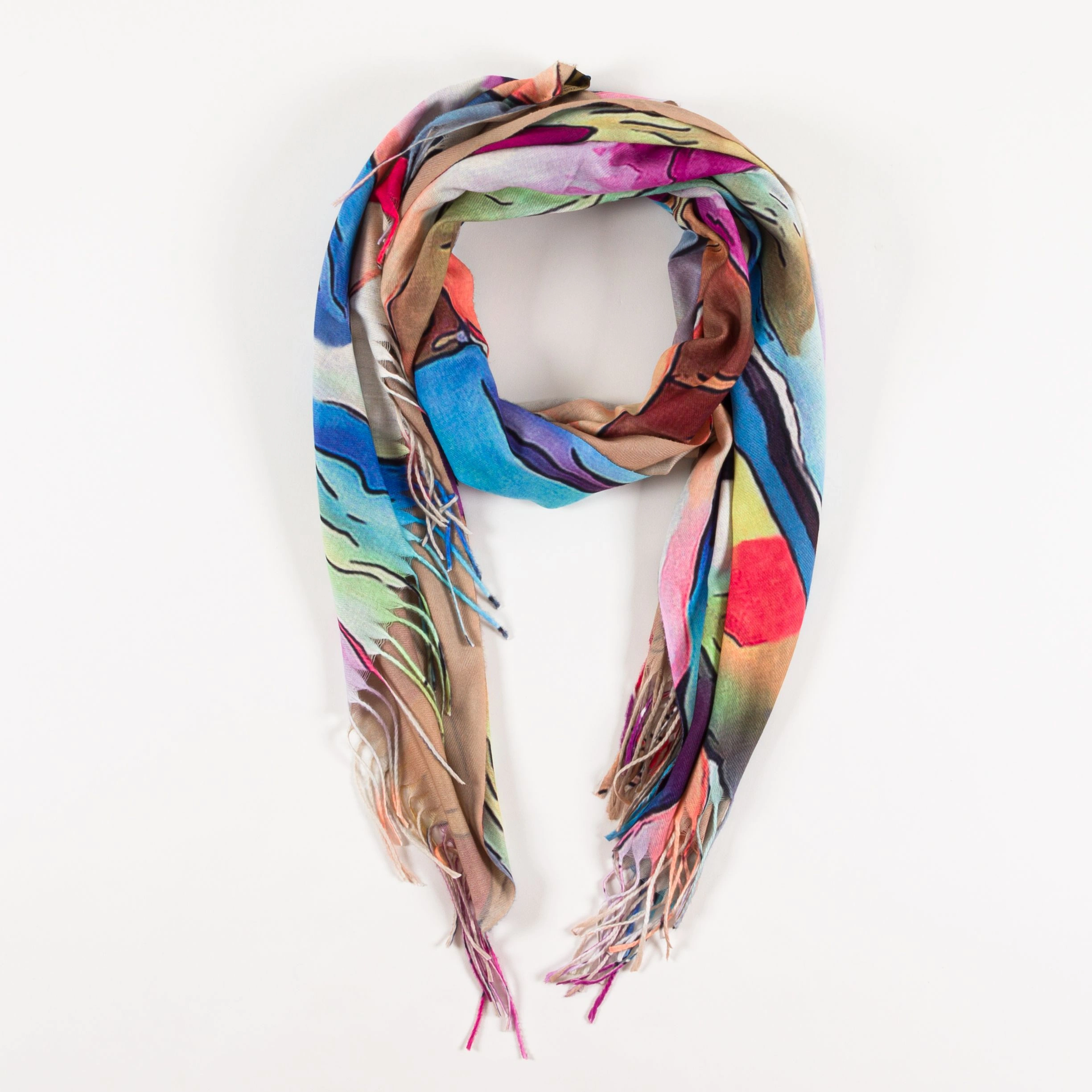 Палантин RUSSIAN LOOK KIMBERLEY03-L-12 бежевый - купить 1190