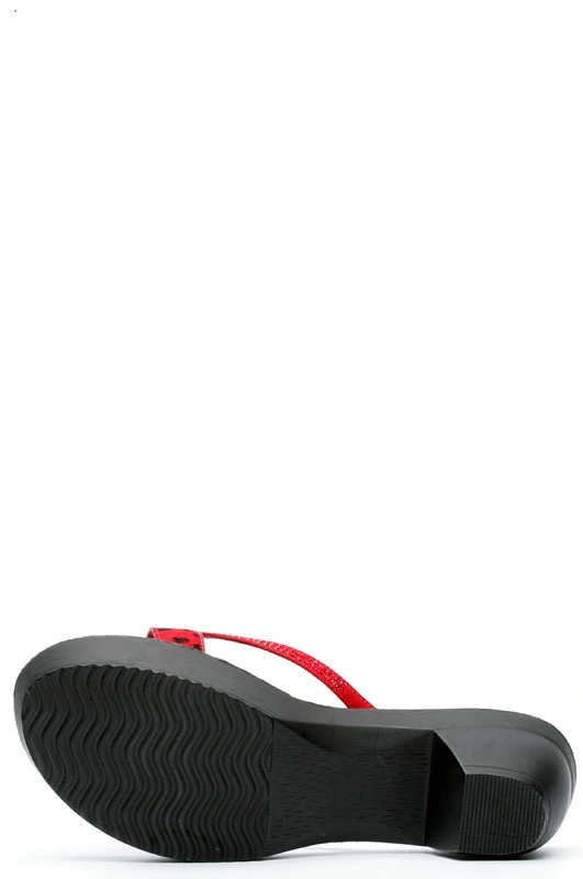 Сабо MILANA 121043-2-1401 красный - купить 2600