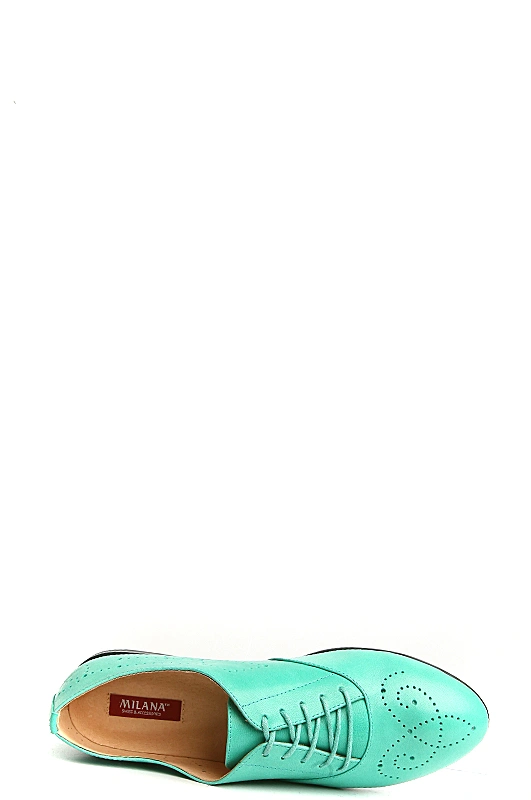 Полуботинки MILANA 141560-2-1651 зеленый - купить 3700