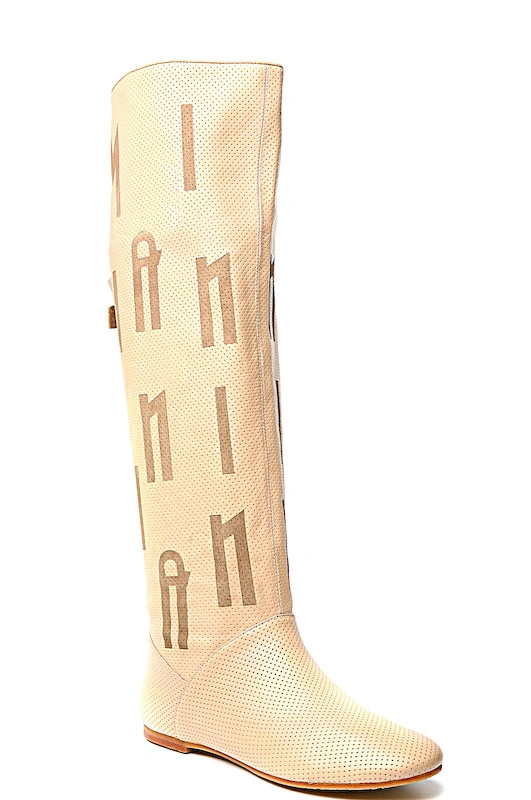 Ботфорты MILANA 141141-1-1311 бежевый - купить 5000