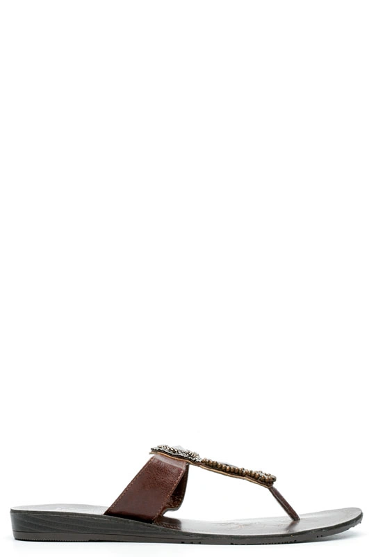 Шлепанцы MILANA 121403-3-5215 коричневый - купить 1100