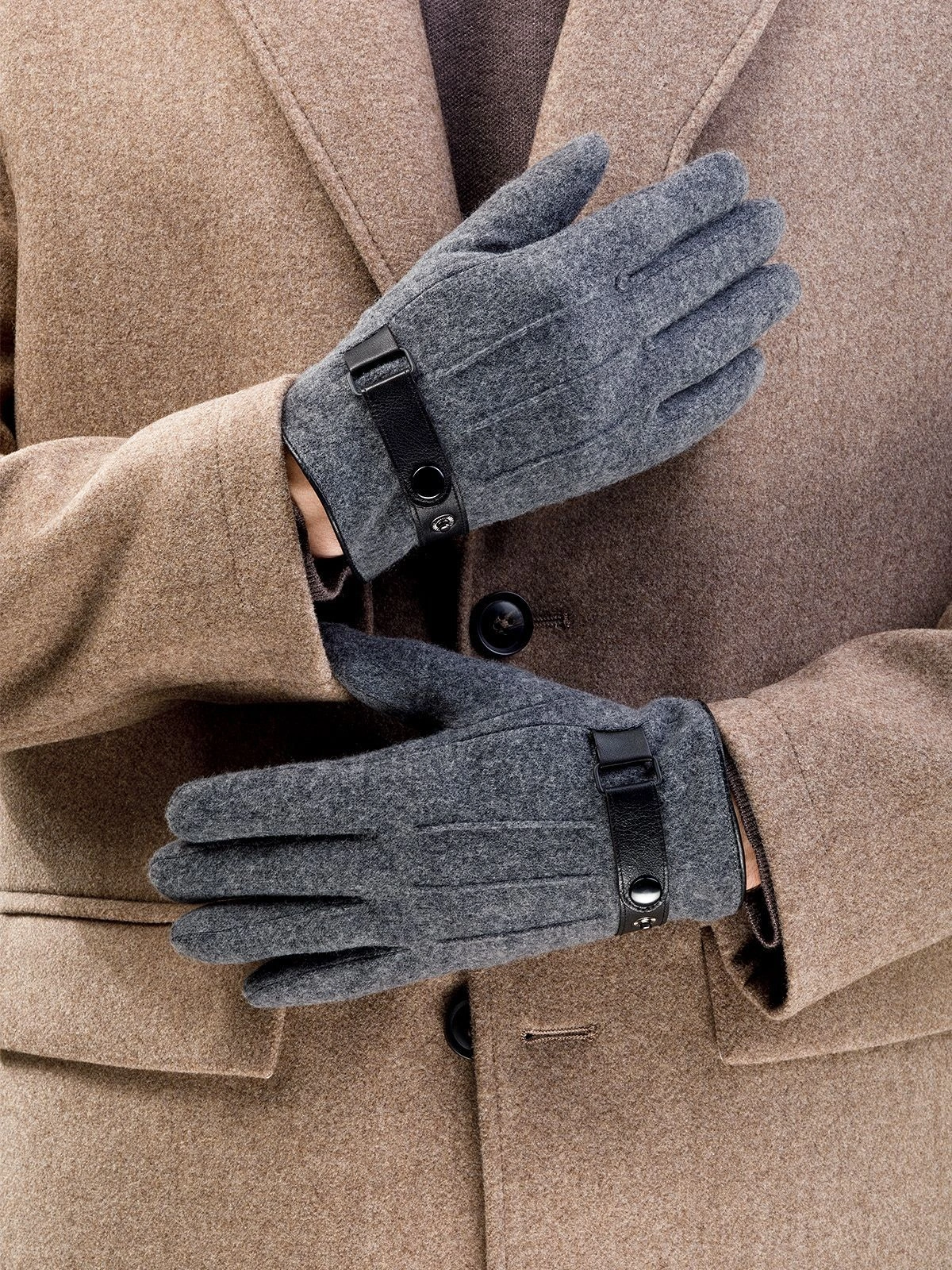 Перчатки LABBRA LB-0806 grey melange серый - купить 2490