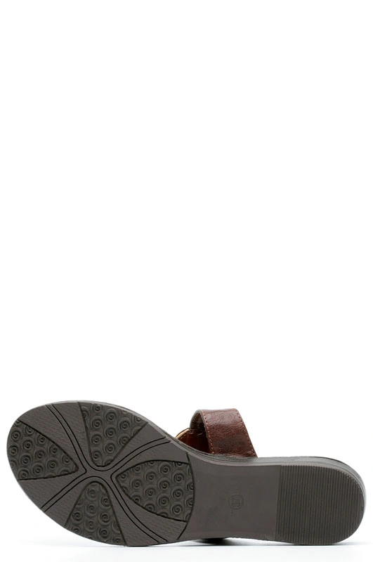 Шлепанцы MILANA 121403-3-5215 коричневый - купить 1100