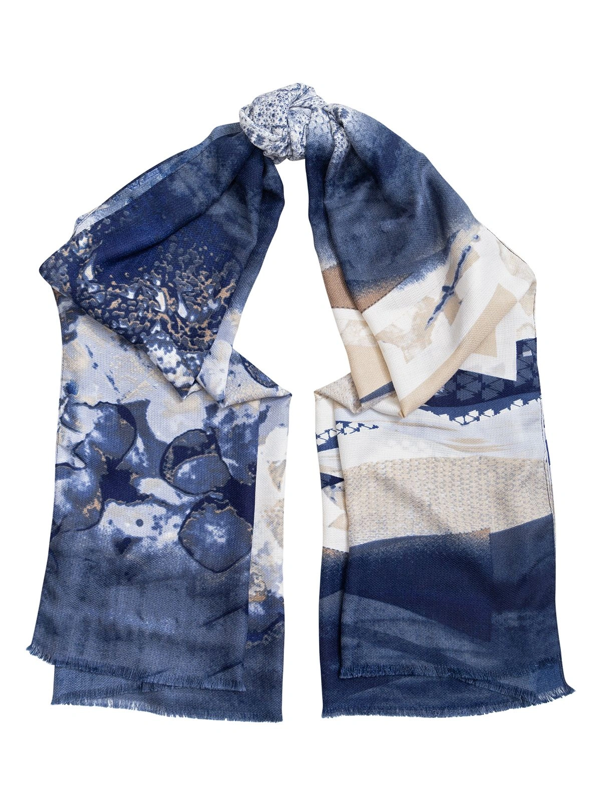 Палантин LABBRA LSZ33-788-12 синий - купить 4990