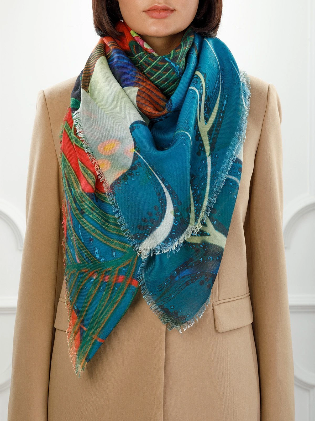 Платок LABBRA LG33-277-14 зеленый - купить 5490