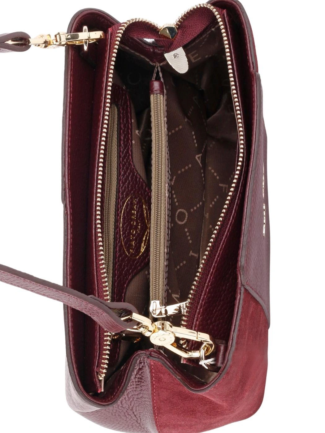 Сумка FIATO DREAM 11266 FD замша вишня бордовый - купить 11990