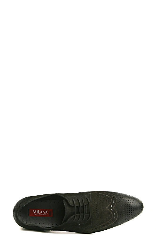 Полуботинки MILANA 141711-2-8101 черный - купить 3700