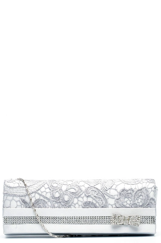 Клатч MILANA HB-141-13 серебристый - купить 1090